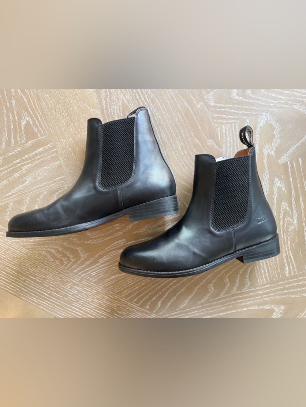 Black Chelsea Ankle Boots - Sleek Slip-On Booties